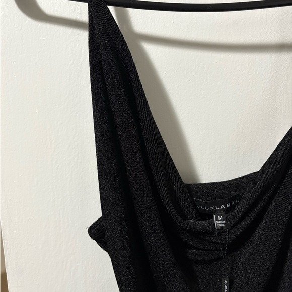 JLUXLABEL Black Cowl Neck Sleeveless Maxi Dress - Picture 7 of 10